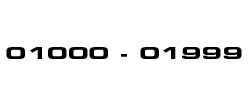 Kategorie 01000 - 01999